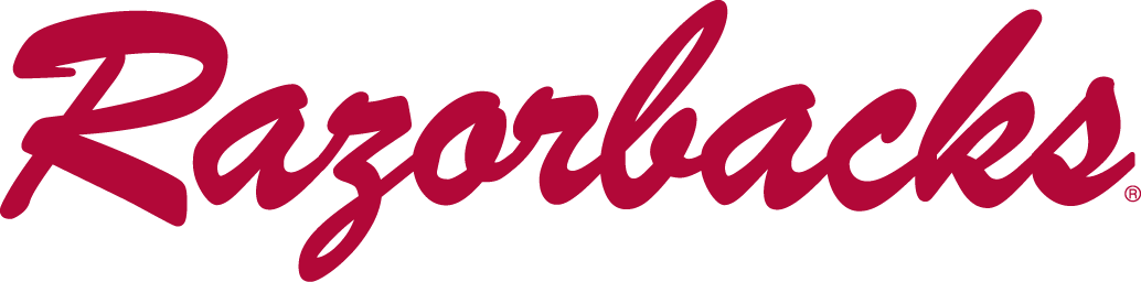 Arkansas Razorbacks 1964-2000 Wordmark Logo iron on paper